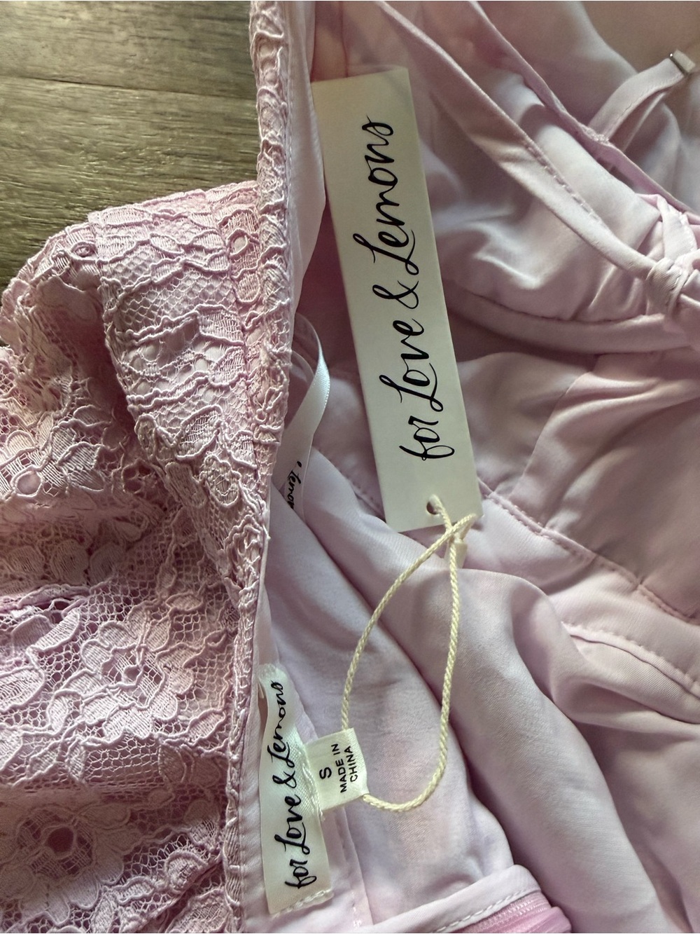 NWT For Love & Lemons Carmela Mini Dress - Picture 7 of 7